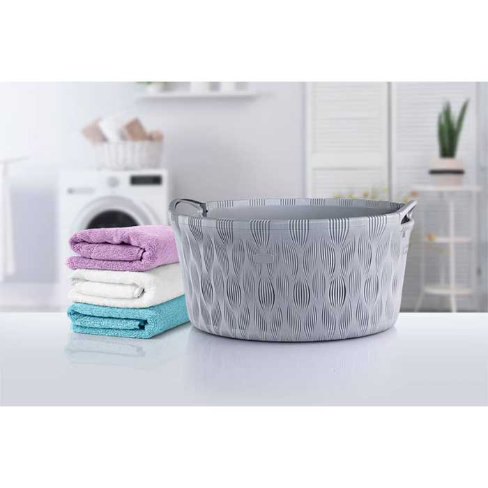 سبد رخت بیضی فلورا هومکت