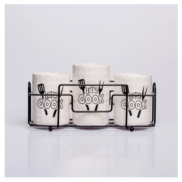 جاقاشقی ۳ قلو سرامیک پایه فلزی بلک